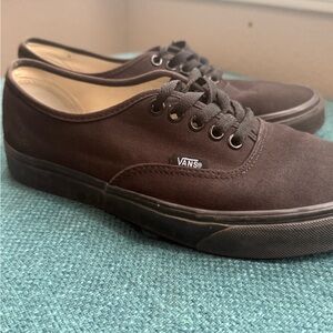 Vans Men's Dark Canvas Sneakers